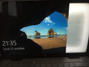 Ecran Hs d'un hp portable remplacement