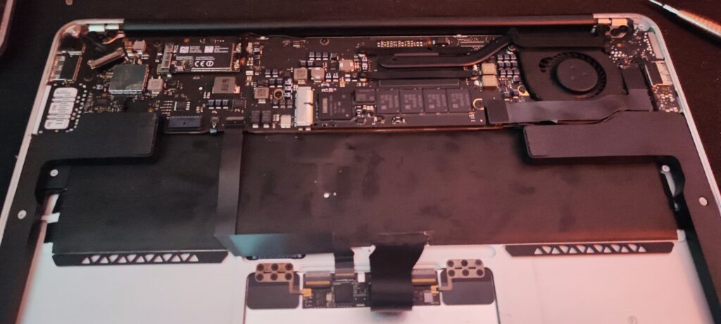 Remplacement batterie sur un mac Pro