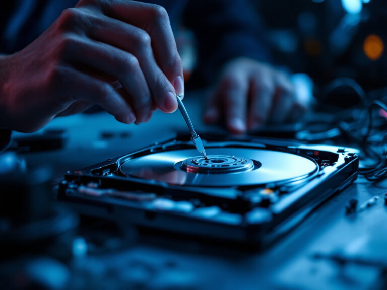 Récupération de données sur un disque dur HDD ou SSD