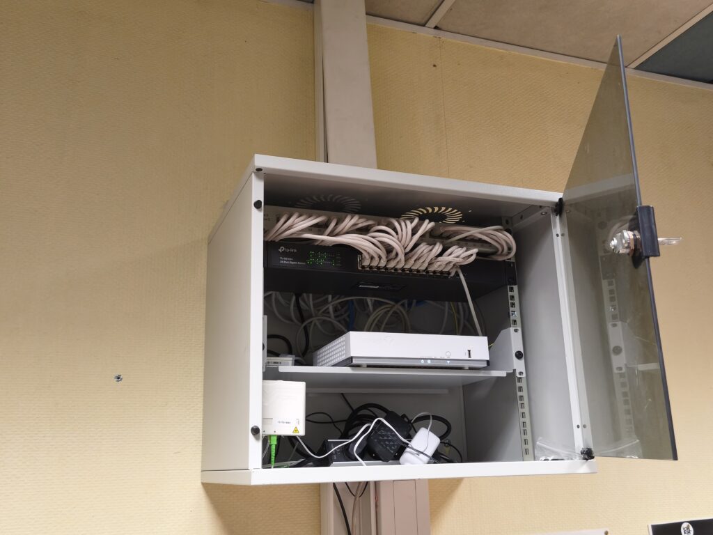 Réfection d'une baie informatique