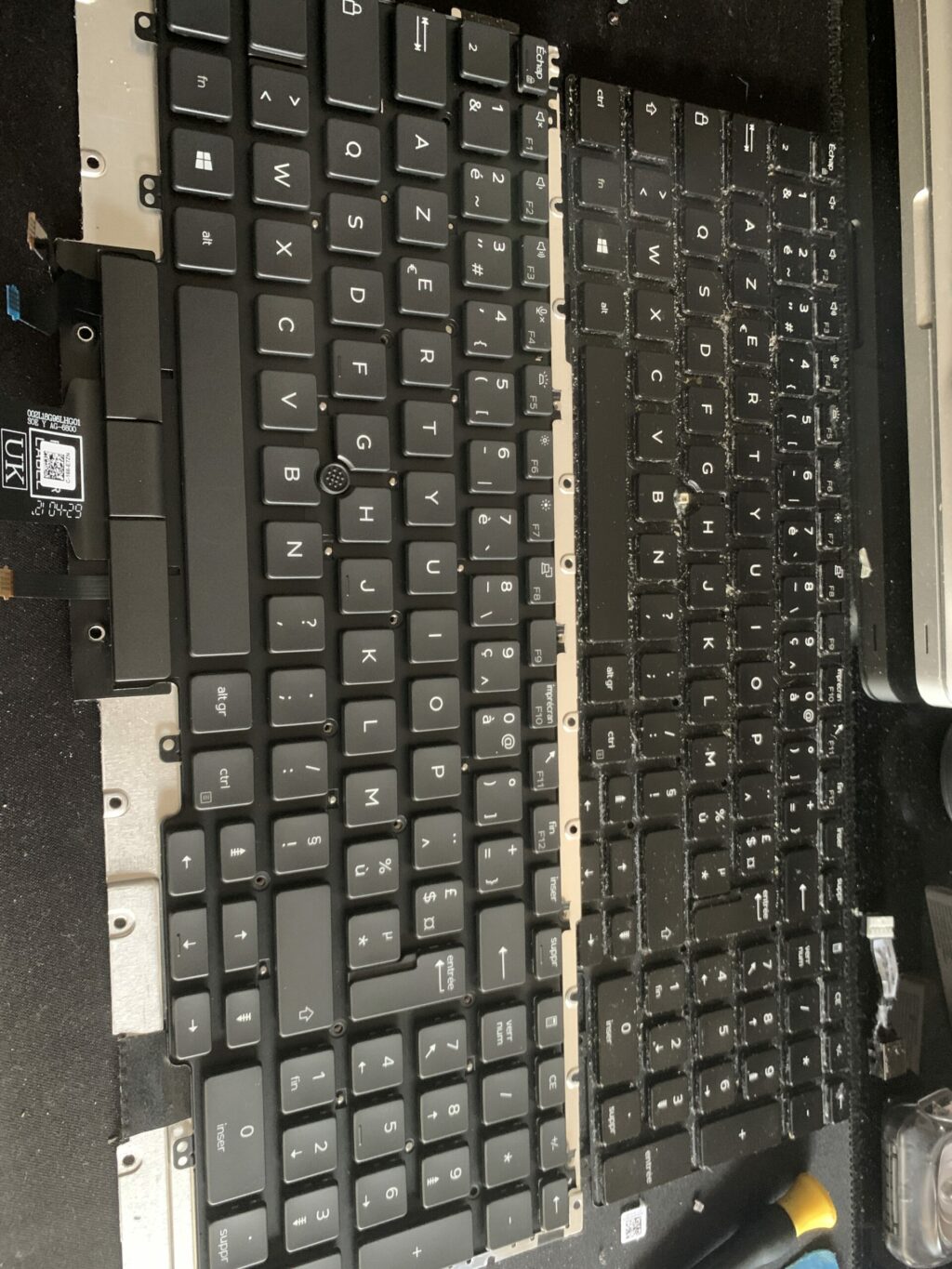 Remplacement d'un clavier Dell 