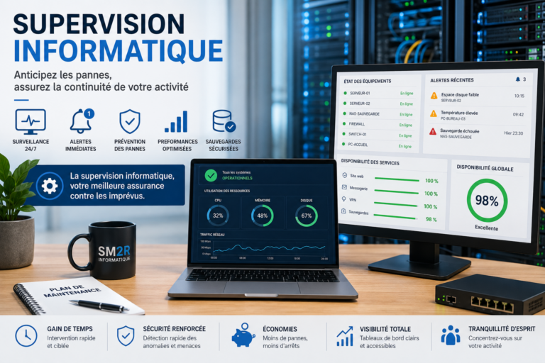 Pourquoi je recommande la supervision informatique à toutes les TPE et PME